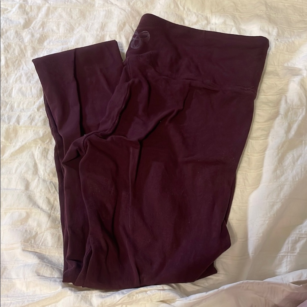 TNA Burgundy Leggings